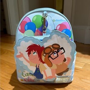 NWT Loungefly Pixar Up Carl & Ellie Mini Backpack